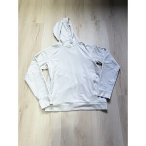 Lululemon Hoodie Women's Medium Off White Pullover Sweatshirt Scuba